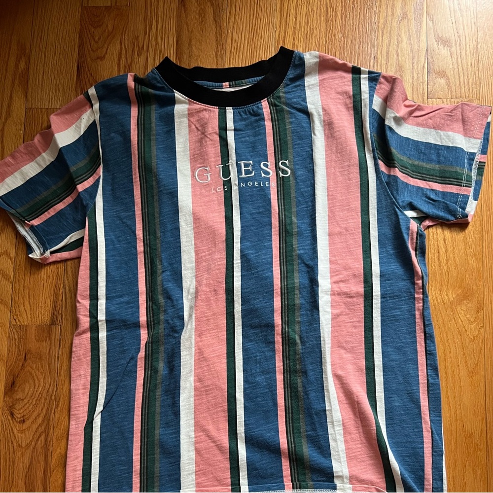 GUESS  T-Shirt - Pink, Blue, Green